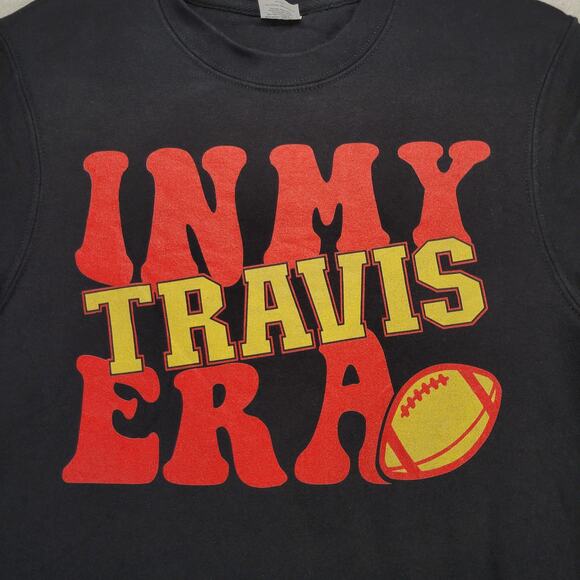 In My Travis Era Sweatshirt Women Small Swifty Travis Football - Picture 2 of 6